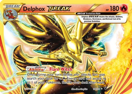 Delphox BREAK (14)/124 Rare BREAK Holofoil