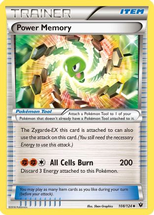 Power Memory (108)/124 Uncommon Reverse Holofoil