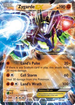 Zygarde EX (54)/124 Ultra Rare Holofoil