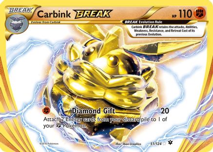 Carbink BREAK (51)/124 Rare BREAK Holofoil