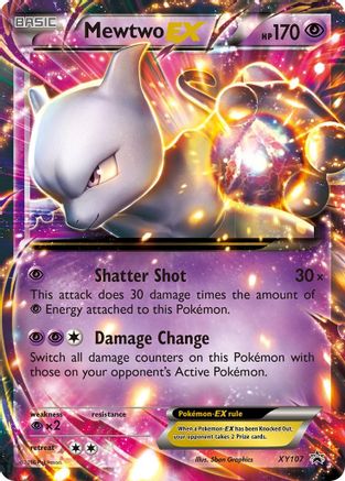 Mewtwo EX - XY107 (XY107)/211 Promo Holofoil