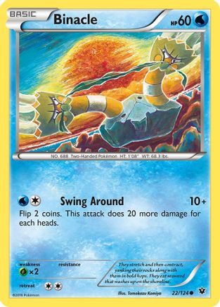 Binacle (22)/124 Common Reverse Holofoil