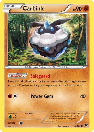 Carbink (50) (50)/124 Common Reverse Holofoil
