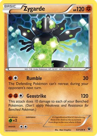 Zygarde (53) (53)/124 Rare
