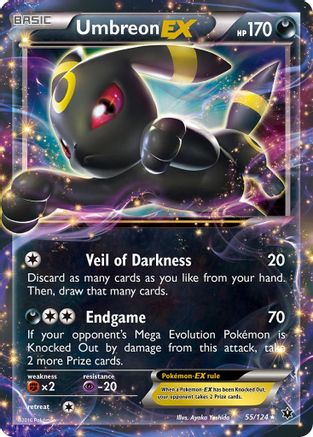 Umbreon EX (55)/124 Ultra Rare Holofoil