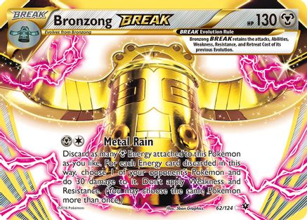 Bronzong BREAK (62)/124 Rare BREAK Holofoil