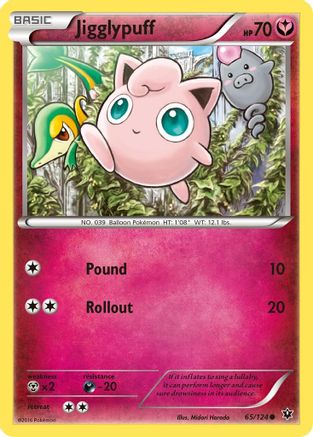 Jigglypuff (65)/124 Common Reverse Holofoil
