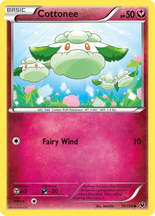 Cottonee (70)/124 Common Reverse Holofoil