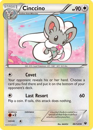 Cinccino (88) (88)/124 Uncommon Reverse Holofoil
