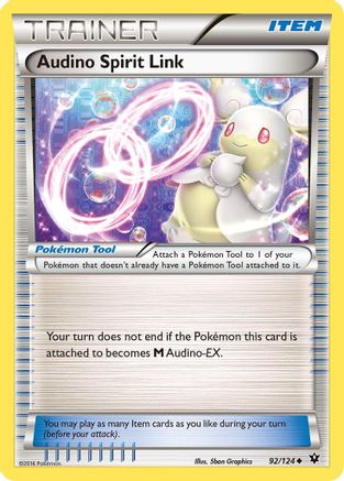 Audino Spirit Link (92)/124 Uncommon Reverse Holofoil