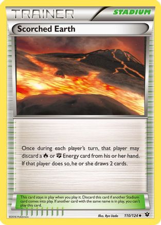 Scorched Earth (110)/124 Uncommon Reverse Holofoil