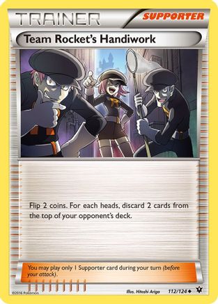 Team Rocket's Handiwork (112)/124 Uncommon Reverse Holofoil