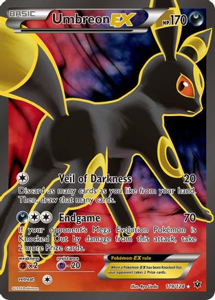 Umbreon EX (Full Art) (119)/124 Ultra Rare Holofoil