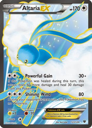 Altaria EX (Full Art) (123)/124 Ultra Rare Holofoil