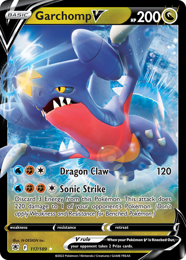 Garchomp V (117)/189 Ultra Rare Holofoil