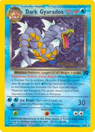 Dark Gyarados (Prerelease) (8) Promo Holofoil