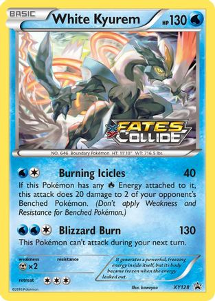 White Kyurem (Prerelease) (XY128)/211 Promo Holofoil