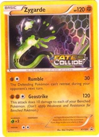 Zygarde - XY129 (Prerelease) [Staff] (XY129) Promo Holofoil