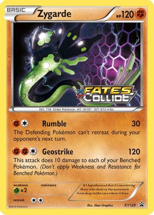 Zygarde (Prerelease) (XY129)/211 Promo Holofoil