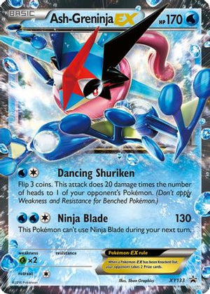 Lightly Played Ash-Greninja EX - XY133 /211 Promo Holofoil (Cabinet)