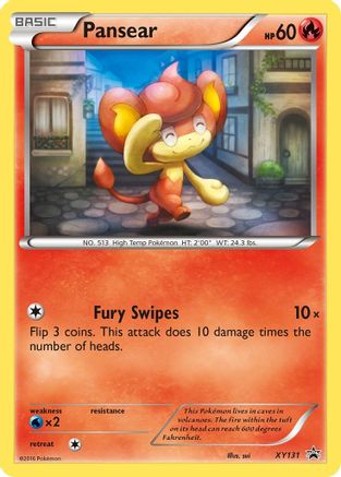 Pansear (XY131)/211 Promo Holofoil