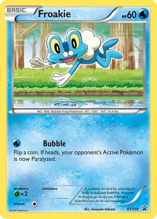 Froakie - XY138/211 Promo Holofoil