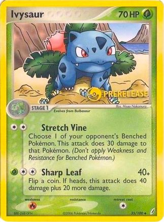 Ivysaur - 35/100 (Prerelease) (35) Promo