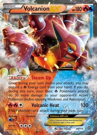 Volcanion EX (26)/114 Ultra Rare Holofoil