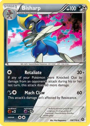 Bisharp (64)/114 Holo Rare Reverse Holofoil