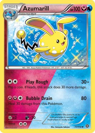Azumarill (77)/114 Uncommon Reverse Holofoil