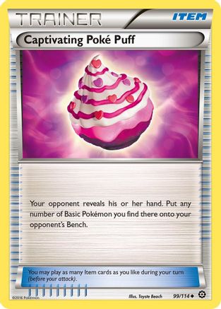 Captivating Poke Puff (99)/114 Uncommon Reverse Holofoil