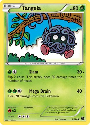 Tangela (1)/114 Common Reverse Holofoil