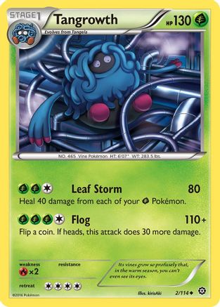 Tangrowth (2)/114 Uncommon Reverse Holofoil