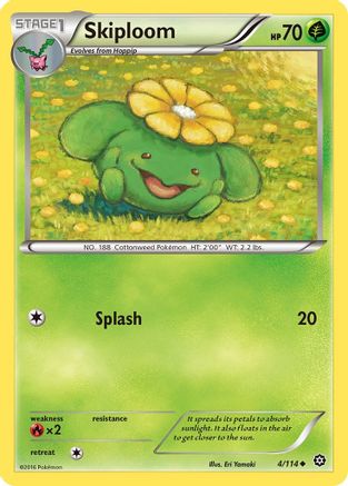Skiploom (4)/114 Uncommon Reverse Holofoil