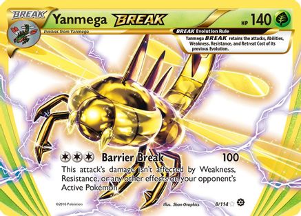 Yanmega BREAK (8)/114 Rare BREAK Holofoil