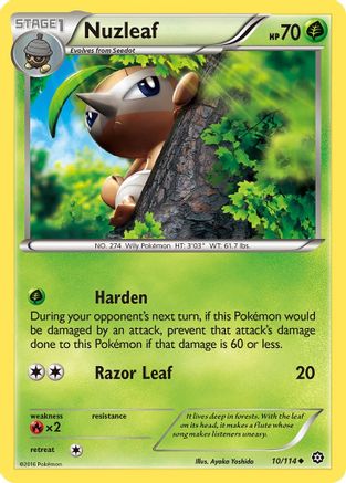 Nuzleaf (10)/114 Uncommon Reverse Holofoil