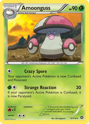 Amoonguss (13)/114 Rare Reverse Holofoil