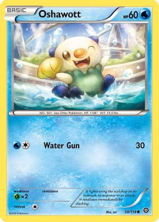 Oshawott (30)/114 Common Reverse Holofoil
