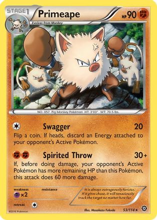 Primeape (53)/114 Rare