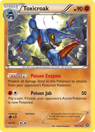 Toxicroak (59)/114 Rare