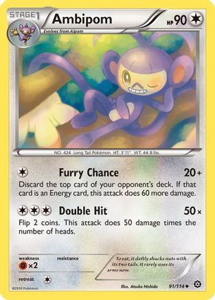 Ambipom (91)/114 Uncommon Reverse Holofoil