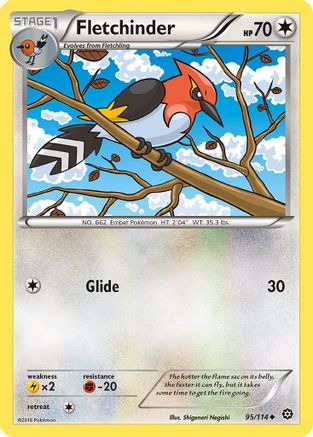 Fletchinder (95)/114 Uncommon Reverse Holofoil