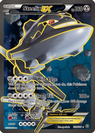 Steelix EX (Full Art) (108)/114 Ultra Rare Holofoil