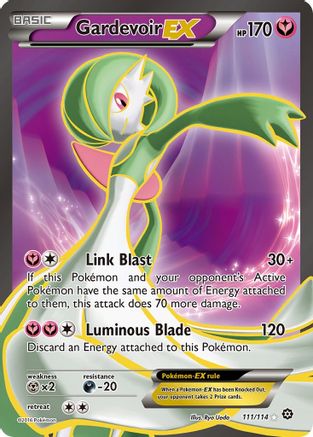 Gardevoir EX (Full Art) (111)/114 Ultra Rare Holofoil
