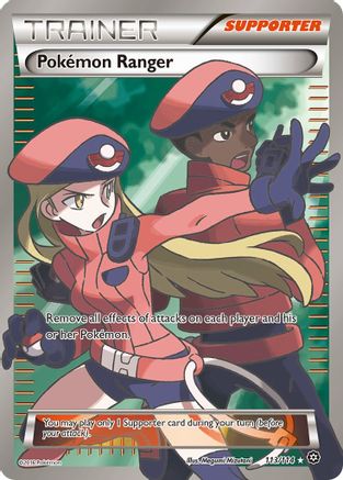 Pokemon Ranger (Full Art) (113)/114 Ultra Rare Holofoil