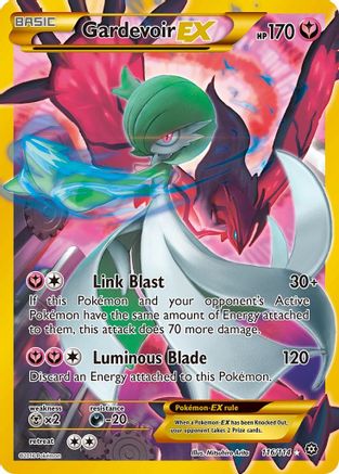 lightly played Gardevoir EX (Secret) (116)/114 Secret Rare Holofoil (Cabinet-LP)
