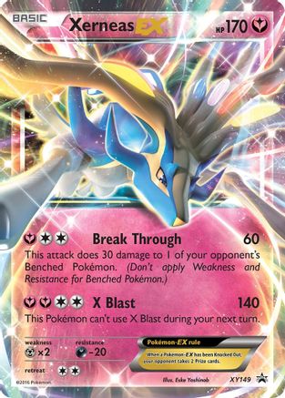 Xerneas EX - XY149 (Shiny) (XY149)/211 Promo Holofoil
