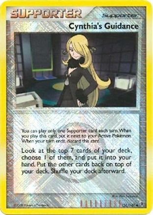 Cynthia's Guidance - 136/147 (League Promo) (136) Promo Reverse Holofoil