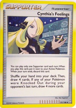 Cynthia's Feelings - 131/146 (Cosmos Holofoil) (131) Promo Holofoil