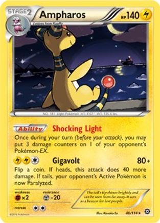 Ampharos - 40/114 (XY Steam Siege) (40) Rare